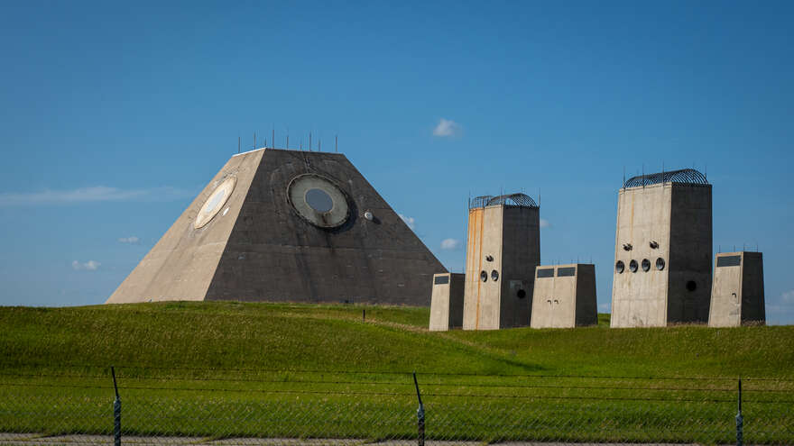 The Missile Site Radar (MSR), one component of the Stanley R. Mickelsen Safeguard Complex.