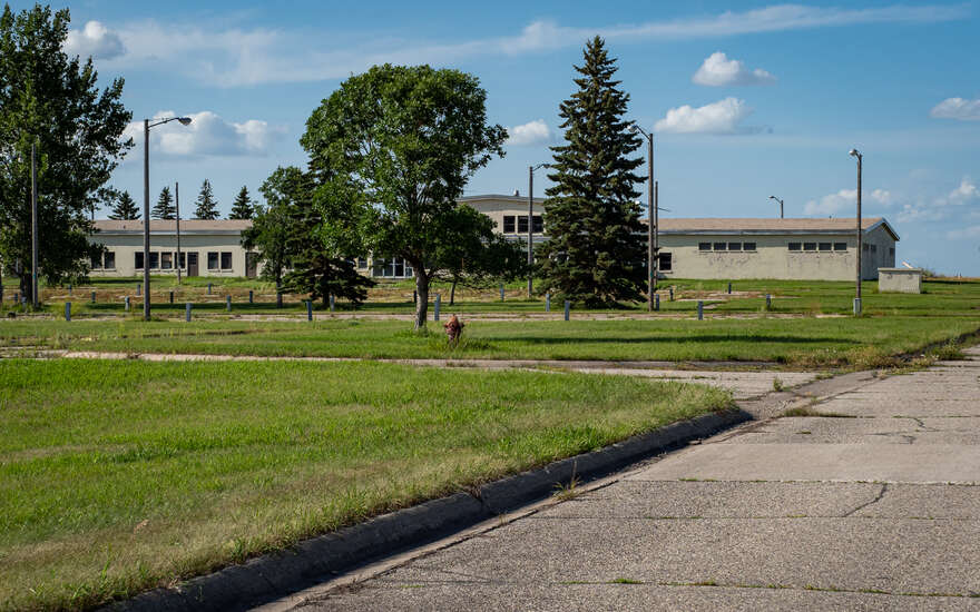 Administrative buildings near the Missile Site Radar sit unused and decaying.