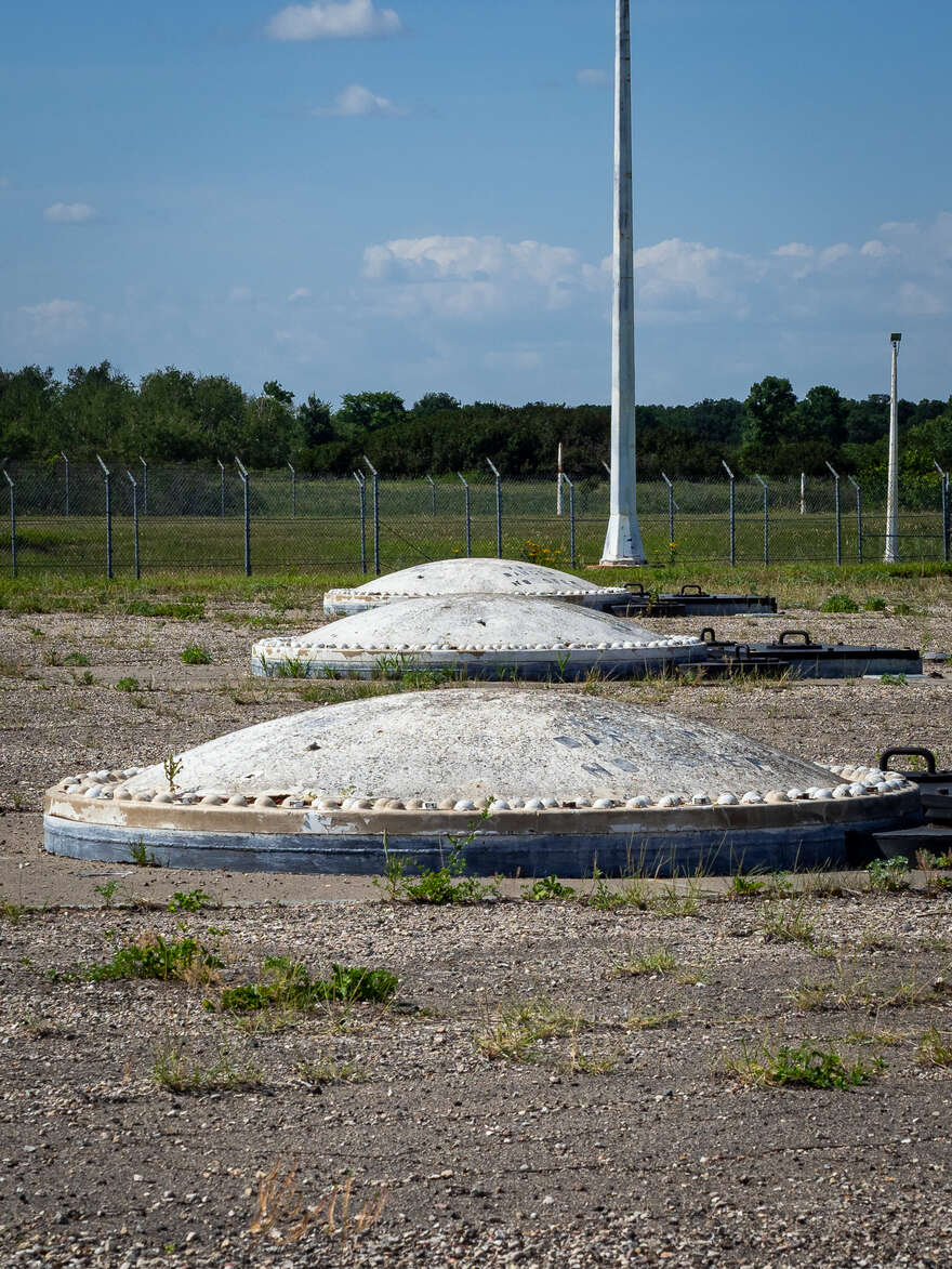 Missile silos at the RSL-3 museum.